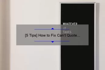 [5 Tips] How to Fix Can’t Quote Array Error and Get Your Code Running Smoothly