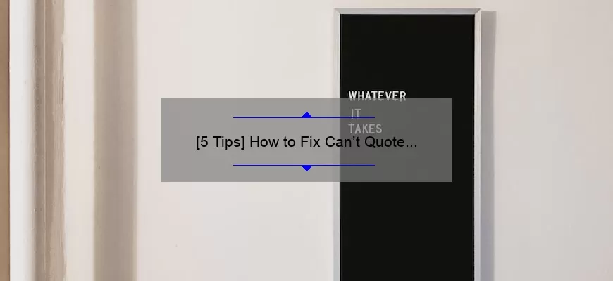[5 Tips] How to Fix Can’t Quote Array Error and Get Your Code Running Smoothly