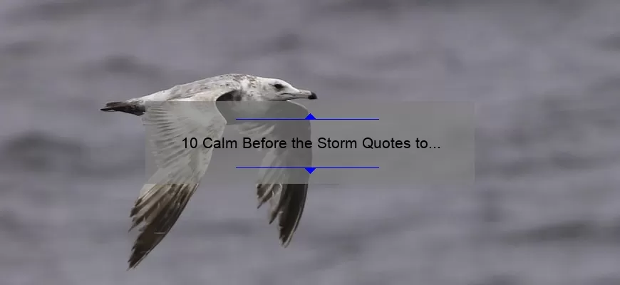 10 Calm Before the Storm Quotes to Ease Your Mind [Plus Tips for Finding Inner Peace]