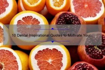 10 Dental Inspirational Quotes to Motivate Your Oral Health Journey [Plus Tips for Staying on Track]