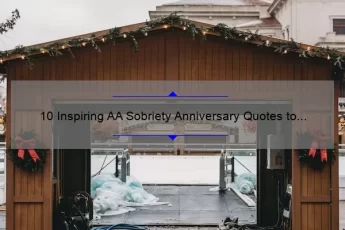 10 Inspiring AA Sobriety Anniversary Quotes to Celebrate Your Journey [With Useful Tips and Statistics]