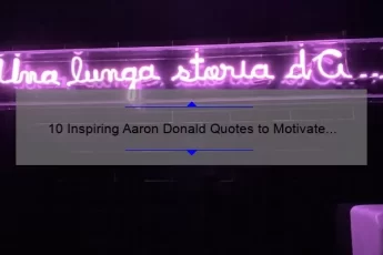 10 Inspiring Aaron Donald Quotes to Motivate Your Success [Plus Tips on Achieving Your Goals]