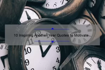 10 Inspiring Another Year Quotes to Motivate You [Plus Tips for Making the Most of Your Time]