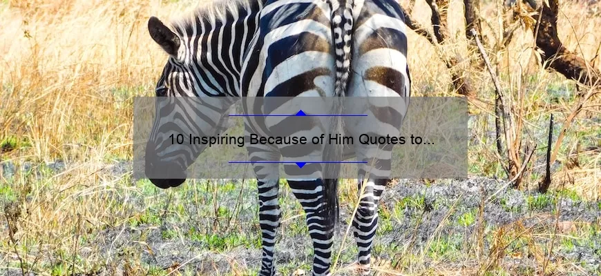 10 Inspiring Because of Him Quotes to Live By [For Motivation and Encouragement]
