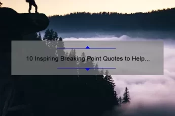 10 Inspiring Breaking Point Quotes to Help You Overcome Challenges [Expert Advice]