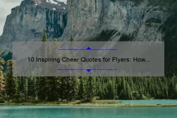 10 Inspiring Cheer Quotes for Flyers: How to Boost Your Team’s Spirit [With Practical Tips]