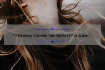 10 Inspiring Coloring Hair Quotes [Plus Expert Tips for Achieving Your Dream Look]