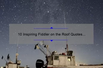 10 Inspiring Fiddler on the Roof Quotes [Plus How They Can Help You Find Meaning in Life]