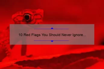 10 Red Flags You Should Never Ignore [Real-Life Stories and Expert Advice] for a Healthy Relationship
