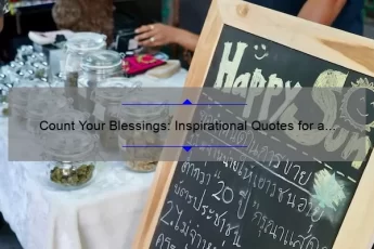 Count Your Blessings: Inspirational Quotes for a Blessed Weekend