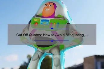 Cut Off Quotes: How to Avoid Misquoting, Tell a Compelling Story, and Provide Useful Tips [With Statistics] for Journalists and Writers