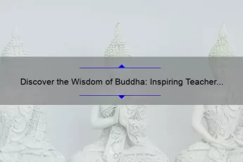 Discover the Wisdom of Buddha: Inspiring Teacher Quotes and Practical Tips [Expert Guide]