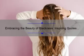 Embracing the Beauty of Blackness: Inspiring Quotes to Celebrate Diversity