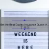 Get the Best Duplex Insurance Quote: A Real-Life Story, 5 Tips, and 10 Stats [Expert Guide]
