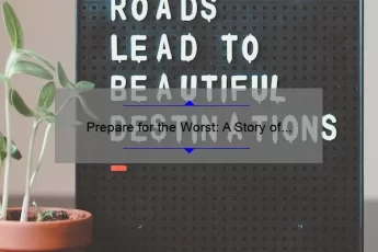 Prepare for the Worst: A Story of Overcoming Adversity with Practical Tips [Expect the Worst Quote]