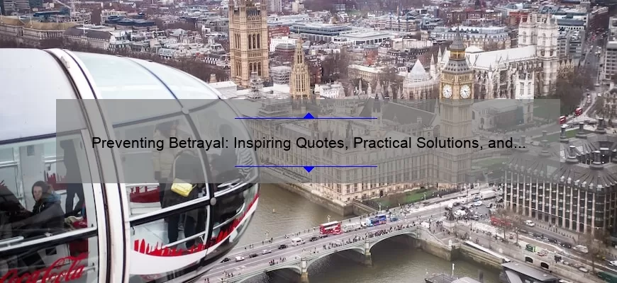 Preventing Betrayal: Inspiring Quotes, Practical Solutions, and Eye-Opening Stats [Betrayal Never Comes from Enemies Quotes]