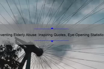 Preventing Elderly Abuse: Inspiring Quotes, Eye-Opening Statistics, and Practical Solutions [A Guide for Caregivers and Loved Ones]