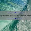 Stay Hydrated and Inspired: 10 Drink Water Quotes with Stunning Images to Keep You Motivated [Plus Tips for Staying Hydrated]