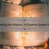 Unearthing the Wisdom: 10 Powerful Quotes from the Book of the Dead