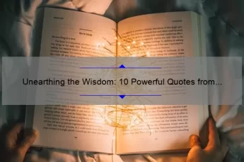 Unearthing the Wisdom: 10 Powerful Quotes from the Book of the Dead