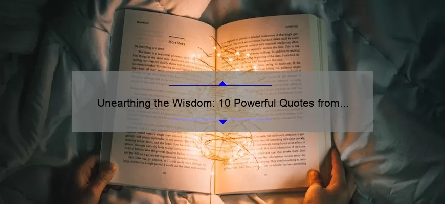 Unearthing the Wisdom: 10 Powerful Quotes from the Book of the Dead