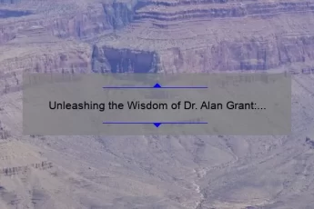 Unleashing the Wisdom of Dr. Alan Grant: Inspiring Quotes, Expert Tips, and Fascinating Insights [For Jurassic Park Fans]