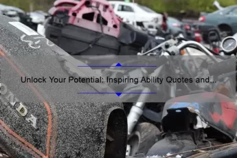 Unlock Your Potential: Inspiring Ability Quotes and Strategies for Achieving Success [Expert Tips and Stats]