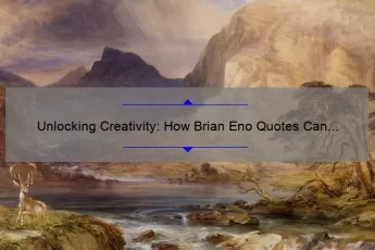 Unlocking Creativity: How Brian Eno Quotes Can Inspire Your Art [Plus 10 Practical Tips]