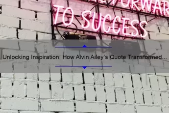 Unlocking Inspiration: How Alvin Ailey’s Quote Transformed My Life [5 Ways to Apply It Today]