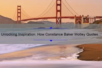 Unlocking Inspiration: How Constance Baker Motley Quotes Can Empower Your Life [With Actionable Tips and Stats]