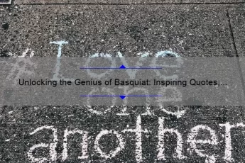 Unlocking the Genius of Basquiat: Inspiring Quotes, Fascinating Stories, and Practical Tips [Keyword: Basquiat Quotes]