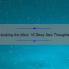 Unlocking the Mind: 10 Deep 3am Thoughts Quotes to Inspire and Solve Your Problems [For the Thoughtful Night Owls]