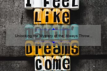 Unlocking the Mystery of the ‘Always Throw Spilled Salt’ Quote: A Fascinating Story and Practical Tips for Avoiding Bad Luck [With Statistics and Expert Advice]