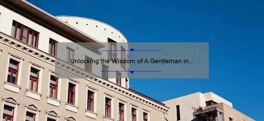 Unlocking the Wisdom of A Gentleman in Moscow Quotes: How One Story Can Solve Your Problems [With Numbers and Statistics]