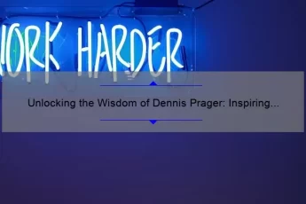 Unlocking the Wisdom of Dennis Prager: Inspiring Quotes, Insights, and Solutions [Expert Guide]